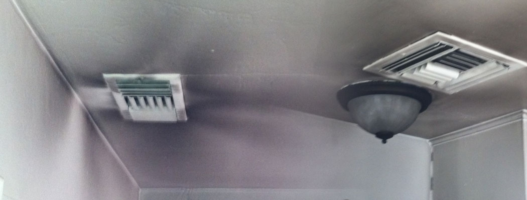 What are those black streaks coming from the air registers. Dirty air grills.