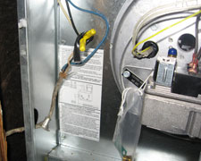 heater repair furnace repair central gas furnace repair. This is an electrical problem waiting to occur in this mobile home furnace